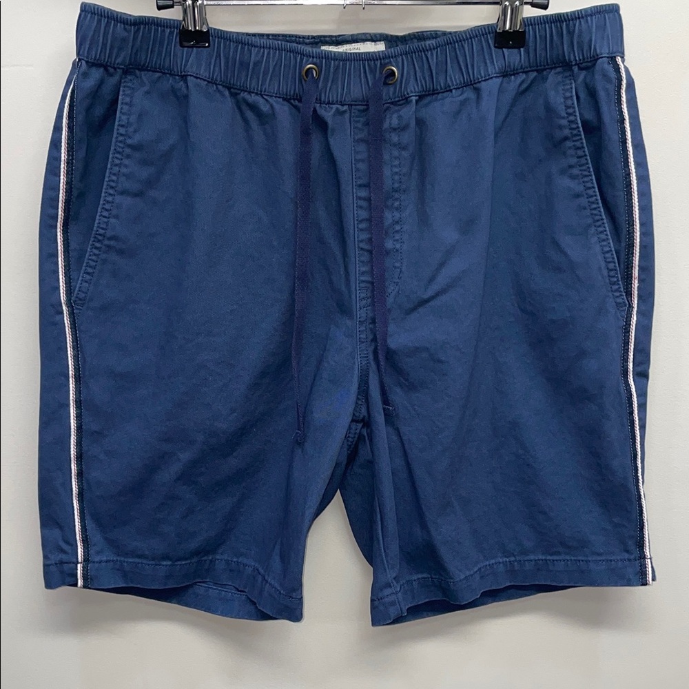 Original Weatherproof Vintage Cotton Chino Side Stripe Drawstring Shorts L